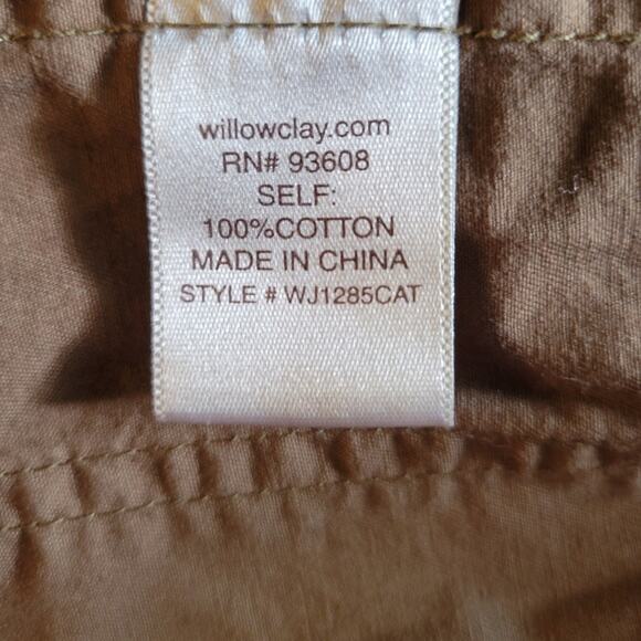 Anthropologie Willow & Clay Khaki Military Utility Hooded Jacket Womens Size S - Picture 6 of 10